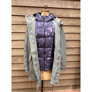 Woolrich John Rich Mens Mountian Parka Green Blue Cano Small NWT Msrp 1150